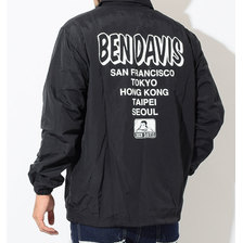 BEN DAVIS World Print Coach JKT WHITE LABEL BDZ8-8004画像