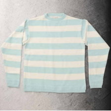 THE FLAT HEAD COTTON LINEN RAMIE KNIT CREW NECK F-KT SERIES F-KT002画像