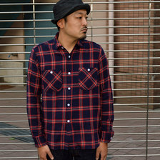 FOB FACTORY インディゴネルワークシャツ F3419画像