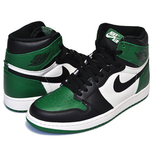 NIKE AIR JORDAN 1 RETRO HI OG pine green/black-sail 555088-302画像