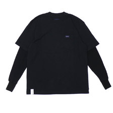 DESCENDANT MILITIA LAYERED TEE BLACK画像