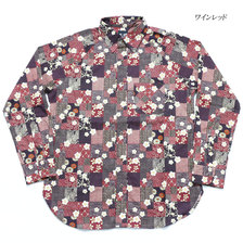 衣櫻 Lot.SA-1231 長袖ラグランスリーブシャツ "MODERN パッチワークプリント" SA1231画像