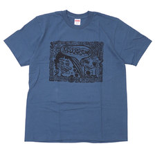 Supreme 18FW Faces Tee SLATE画像