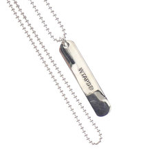 WTAPS 18AW BAR NECKLACE MASA SCULP SILVER 182SCSCD AC02画像