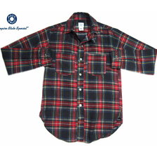 POST OVERALLS 2216 THE POST III-R-W PLAID FLANNEL SHIRTS black x red x green x blue画像