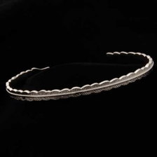 THE FLAT HEAD SILVER BANGLE-NARROW FEATHER F-JB111画像