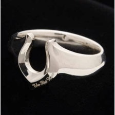 THE FLAT HEAD SILVER RING-HORSE SHOE F-JR101画像