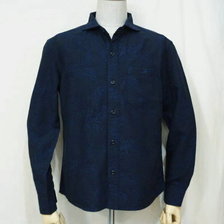 THE FLAT HEAD Club Label HIBISCUS WIDE SPREAD COLLAR SHIRT CL-SH013画像