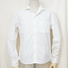 THE FLAT HEAD Club Label SEERSUCKER STRIPE WIDE SPREAD COLLAR SHIRT CL-SH012画像
