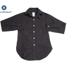 POST OVERALLS #2212R THE POST III-R FLANNEL SHIRTS brown x black画像