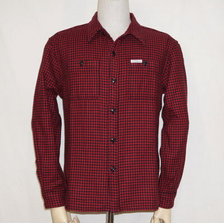 THE FLAT HEAD HOUNDS TOOTH L/S F-SNO-302L画像