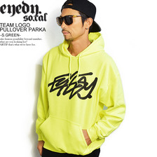 EYEDY TEAM LOGO PULLOVER PARKA -S.GREEN- EYE-PM057画像