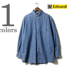 Edwards Garment DENIM MIDWEIGHT LONG SLEEVE SHIRT 1093画像