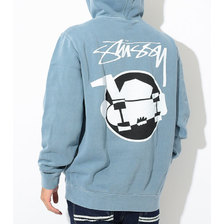 STUSSY Skateman Pigment Dyed Hooded Sweat 1924292画像