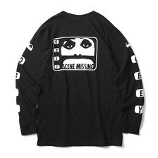 OBEY BASIC LONG SLEEVE TEE "SCENE MISSING" (BLACK)画像