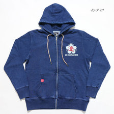 GO-COO!!SAKURA インディゴ パーカー "悟空酒造大吟醸" GJP-8246画像
