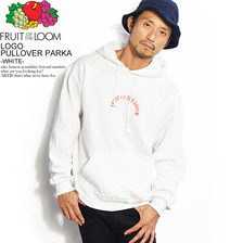 Fruit of the Loom LOGO PULLOVER PARKA -WHITE- 023-502FR2画像
