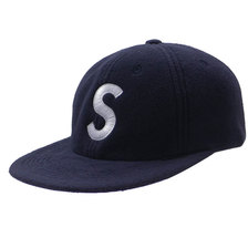 Supreme 18FW Polartec S Logo 6-Panel Hat NAVY画像