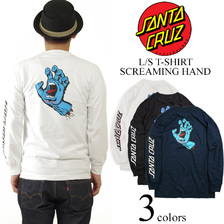 Screaming Hand Regular L/S Santa Cruz Mens T-Shirt画像