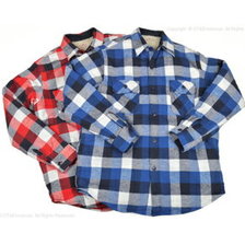 SUGAR CANE ツイルチェックCPOシャツ 裏ボア SC12483画像