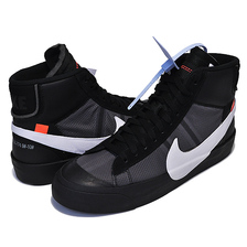 THE : 10 NIKE BLAZER MID OFF-WHITE black/white-cone-black AA3832-001画像