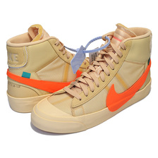 THE 10 : NIKE BLAZER MID OFF-WHITE canvas/total orange AA3832-700画像