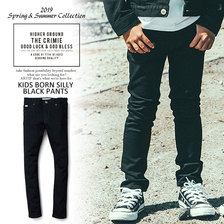 CRIMIE KIDS BORN SILLY BLACK PANTS C1K1-K-PTD2画像