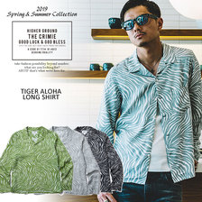 CRIMIE TIGER ALOHA LONG SHIRT C1K1-SH14画像