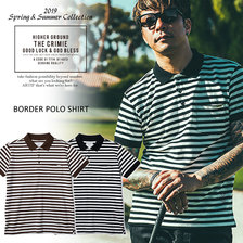 CRIMIE BORDER POLO SHIRT C1K1-CS07画像