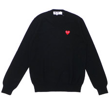 PLAY COMME des GARCONS MENS RED HEART WAPPEN KNIT画像