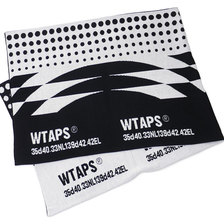 WTAPS 18AW WRAP MUFFLER BLACKxWHITE 182MADT AC01画像