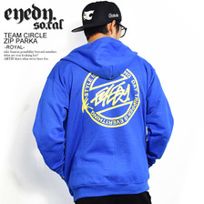 EYEDY TEAM CIRCLE ZIP PARKA -ROYAL- EYE-ZM055画像