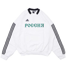 GOSHA RUBCHINSKIY &times; adidas SWEAT TOP WHITE画像