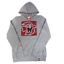 PUMA PWR THRU PEACE HOODY "POWER THROUGH PEACE PACK" "SUEDE 50th ANNIVERSARY" "KA LIMITED EDITION" GRY/RED/WHT/BLK 578452-01画像