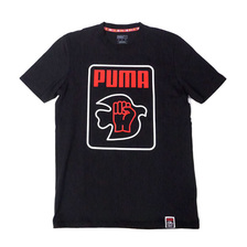 PUMA PWR THRU PEACE TEE "POWER THROUGH PEACE PACK" "SUEDE 50th ANNIVERSARY" "KA LIMITED EDITION" BLK/RED/WHT 578453-01画像