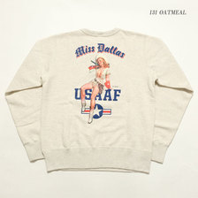 Buzz Rickson's SET-IN CREW SWEAT GIL ELVGREN "MISS DALLAS" BR68092画像