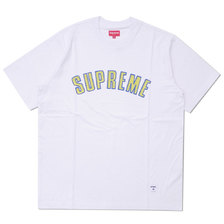 Supreme 18FW Printed Arc S/S Top WHITE画像