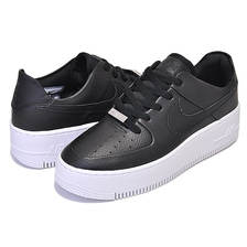 NIKE WMNS AF1 SAGE LOW black/black-white AR5339-002画像