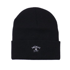 Noah 18AW JOLLY ROGER BEANIE BLACK画像