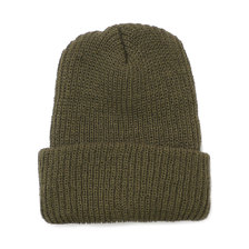 BRONER VALUE KNIT CUFF BEANIE ARMY GREEN 61-10画像