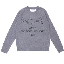 NEIGHBORHOOD 18AW SHARK SKIN W CREW LS 182MANH KNM01画像