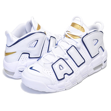 NIKE AIR MORE UPTEMPO(GS) white/midnight navy 415082-109画像