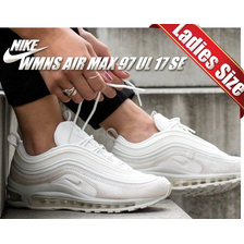 NIKE WMNS AIR MAX 97 UL 17 SE summit white/metallic summit white-light bone AH6806-100画像