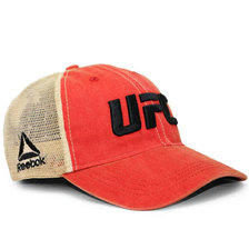 Reebok UFC MESH TRUCKER CAP REDxNATURAL FF3261181画像