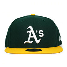 NEW ERA OAKLAND ATHLETICS BASIC SNAPBACK GREENxGO NR11591021画像