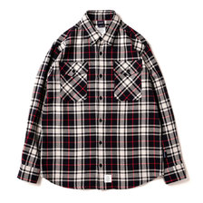 APPLEBUM 18AW British Check Nel Shirt NAVY画像
