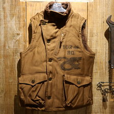 FREEWHEELERS UNION SPECIAL OVERALLS WINTER AVIATOR'S VEST “NEW YORK NATIONAL GUARD” 1831011画像