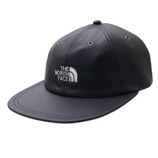 Supreme &times; THE NORTH FACE 18FW Leather 6-Panel Cap BLACK画像