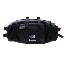Supreme &times; THE NORTH FACE 18FW Leather Mountain Waist Bag BLACK画像