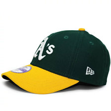 NEW ERA OAKLAND ATHLETICS 9FORTY ADJUSTABLE GREENxGOLD NR10047541画像